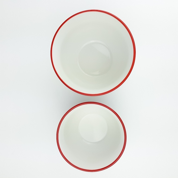 Everyday White Porcelain Merry Noel Nesting Bowls Replacements - Picture 3 of 15